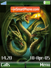 Capture d'écran Dragon Animated thème