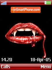 Vampire Kiss theme screenshot