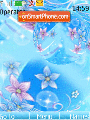 Flowers fantasy tema screenshot