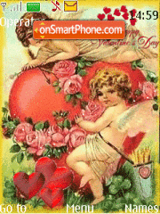 Saint Valentine's Day theme screenshot