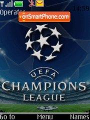 Capture d'écran UEFA Champions Ligue thème