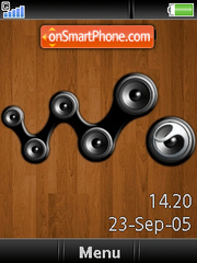 Walkman Speakers Shake It+Mmedia theme screenshot