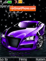 Capture d'écran Purplecar thème