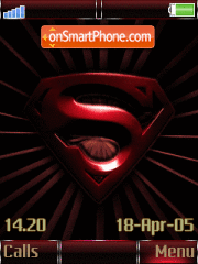 Superhero Animated+Mmedia tema screenshot