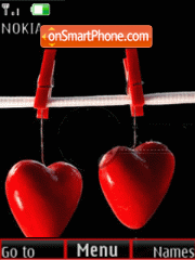 Capture d'écran Hearts, animation thème
