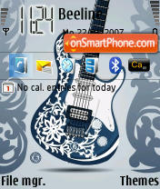 Guitar tema screenshot