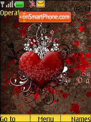 Brown Heart theme screenshot