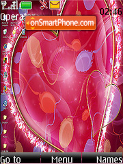 Desktop Valentines Day theme screenshot