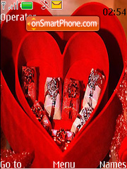 Gift in Heart Box tema screenshot
