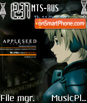 Capture d'écran AppleSeed thème