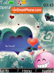 Smile Valentines Day tema screenshot
