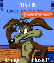 Capture d'écran Coyote thème