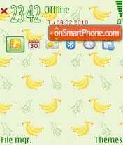 Скриншот темы Banana fp1