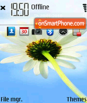 Flower V2 tema screenshot