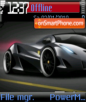 Capture d'écran Ferrari Concept thème