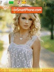 Capture d'écran Taylor Swift thème