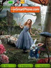 Alice in wonderland theme screenshot