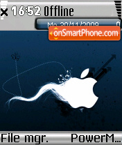 Apple Logo es el tema de pantalla