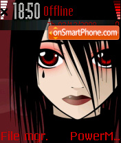 Sad Emo 01 tema screenshot