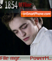 Скриншот темы Robert Pattinson 04