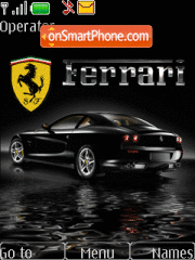 Скриншот темы FerrariBlack