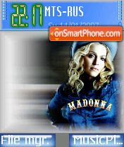 Madonna 01 theme screenshot