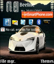 Toyota Sport Car Theme-Screenshot