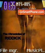 Скриншот темы The Chronicles of Riddick troll88