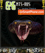 Capture d'écran Cobra thème