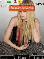 Скриншот темы Avril Lavigne