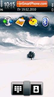 Winter 12 tema screenshot