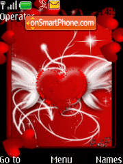 Red2heart theme screenshot