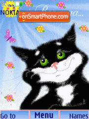 Cat animation tema screenshot