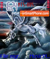 Capture d'écran Pegasus thème