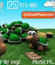 Capture d'écran Turtles thème