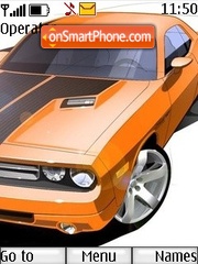 Capture d'écran Dodge Challenger thème