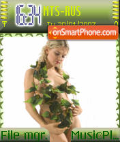 Capture d'écran Leafy Babe thème