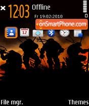 Capture d'écran Warriors 02 thème