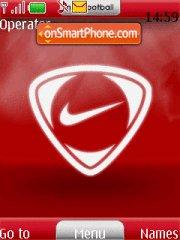 Capture d'écran Nike football red thème