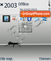 Capture d'écran Spider 04 thème