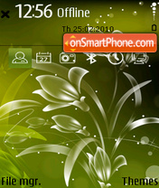 Green Abstract 05 tema screenshot