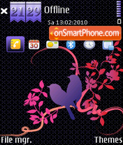 Love Bird tema screenshot