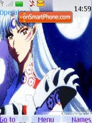 Blue Anime tema screenshot