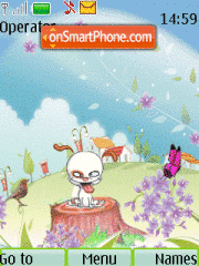 Скриншот темы Spring lizun animated