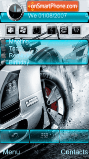 Скриншот темы Racer Car