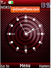 Analog clock theme screenshot