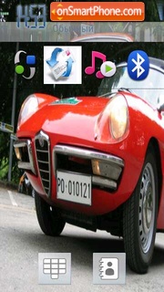 Capture d'écran Alfa Romeo thème
