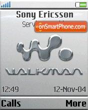 Silver Walkman 01 theme screenshot