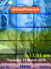 Capture d'écran SG Faith SWF Clock thème