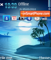 Tropic Night 02 theme screenshot